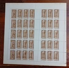 Feuille vignettes timbres d'occasion  Cajarc