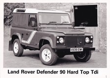 LAND ROVER DEFENDER 90 HARD TOP Tdi, VISÃO FRONTAL, FOTO DE ÉPOCA. comprar usado  Enviando para Brazil