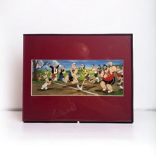 Usado, Quadro Myron Waldman Popeye Print Marathon Runner The Finish Line 8 X 10 Mat comprar usado  Enviando para Brazil