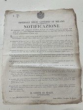 1846, Milano, Notificazione, Estrazione a sorte Obbligazioni del Banco comprar usado  Enviando para Brazil