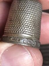 Silver thimble old for sale  KING'S LYNN