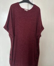 Ladies burgundy dress for sale  FERNDOWN