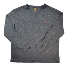 Usado, Camisa polo masculina manga longa gola V Ralph Lauren tamanho XL cinza comprar usado  Enviando para Brazil