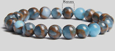 Bracelet perles calcédoine d'occasion  Bordeaux-