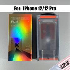 Protetor de tela FUNCAT para iPhone 12/12 PRO: 1x HD vidro transparente com bandeja de instalação comprar usado  Enviando para Brazil