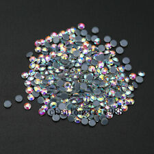 Crystal AB Hotfix Strasssteine Aufbügeln Strass Glitzersteine weiß Strass-Steine comprar usado  Enviando para Brazil