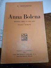 Donizetti anna bolena usato  Catania