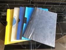 Five plastic document for sale  LEEDS
