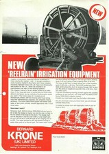 Folleto de equipo de riego Krone Reelrain 1903E segunda mano  Embacar hacia Mexico