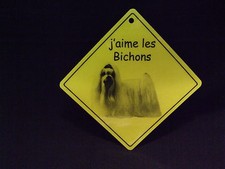 Pancarte aime bichons d'occasion  Troyes