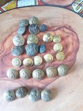 Collection military buttons for sale  LLANFAIRPWLLGWYNGYLL