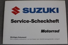 Suzuki motorrad serviceheft gebraucht kaufen  Nassenfels