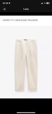Zara women linen for sale  GLASGOW
