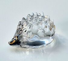 Crystal hedgehog paperweight for sale  NEW ROMNEY