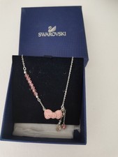 Swarovski pink bow for sale  PORTH