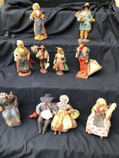 Ensemble anciens santons d'occasion  Charleville-Mézières