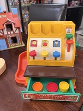 Usado, Caixa registradora Fisher Price vintage 1974 #926 com 3 moedas; funcionando comprar usado  Enviando para Brazil