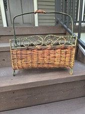 Vintage metal wicker for sale  Grand Blanc