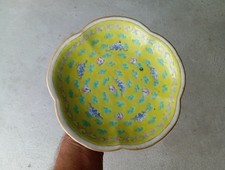Coupe porcelaine jaune d'occasion  Montargis