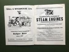 1979 Stourpaine Bushes Dorset Steam Engines Weekend Brochure  Traction Engines na sprzedaż  Wysyłka do Poland