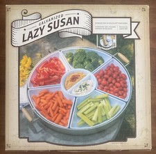 Galvanized lazy susan for sale  Bentonville