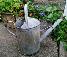 Vintage galvanised gallon for sale  SWADLINCOTE