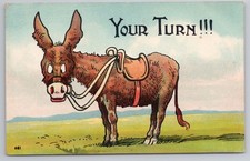 Donkey comic card for sale  MANCHESTER