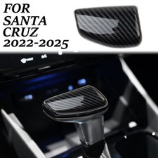 Tampa de guarnição de cabeça de alavanca de câmbio estilo fibra de carbono para Hyundai Santa Cruz 2022+ comprar usado  Enviando para Brazil