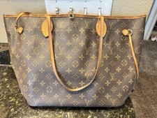Używany, Louis Vuitton Neverfull Tote MM Brown Canvas Monogram Very Preowned na sprzedaż  Wysyłka do Poland