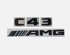 Emblema de porta-malas Mercedes-Benz C43 AMG preto brilhante comprar usado  Enviando para Brazil