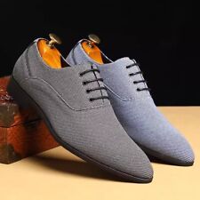 Sapatos sociais masculinos com cadarço biqueira redonda sapatos de casamento de negócios oxfords casuais comprar usado  Enviando para Brazil