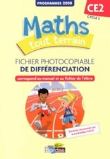 Maths terrain ce2. d'occasion  Hennebont