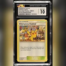 Pokemon Champions Festival 2019💛 #SM231 World Championships Promo | CGC 10 segunda mano  Embacar hacia Mexico