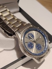 Seiko chronograph blue for sale  NEWRY