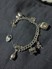 Braccialetto charms argento usato  Medesano