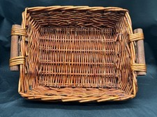 Vintage wicker square for sale  PRESTON