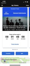 Glass animals ticket for sale  Manhattan