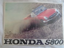 Honda s800 brochure for sale  KINGS LANGLEY