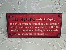 Inspirational inspire wooden for sale  Rancho Cucamonga