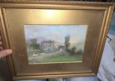 Dipinto olio cartone usato  Napoli