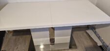 Gloss extendable dining for sale  IPSWICH