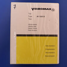 Vibromax av1300 vibrationsplat gebraucht kaufen  Duderstadt