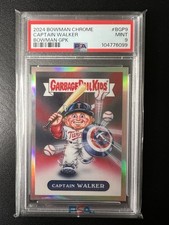 Balde de lixo infantil 2024 Bowman Chrome Captain Walker Jenkins PSA 9 GPK novato controle remoto, usado comprar usado  Enviando para Brazil