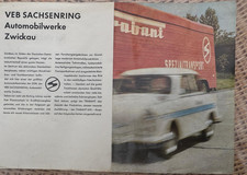 Ddr werbung trabant gebraucht kaufen  Deutschland