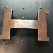 Hermes logo silver for sale  Stockbridge