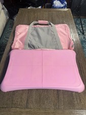 Exercício de placa de equilíbrio Nintendo Wii Fit com capa de silicone rosa e estojo rosa, usado comprar usado Exercício de placa de equilíbrio Nintendo Wii Fit com capa de silicone rosa e estojo rosa, usado comprar usado  Enviando para Brazil