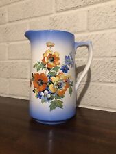 Vintage jug blue for sale  IPSWICH