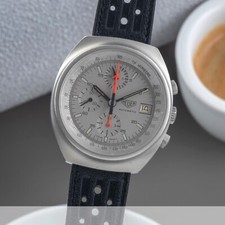 Heuer chronograph pewter gebraucht kaufen  Deutschland