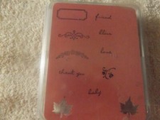 Stampin wood mounted for sale  Phoenix