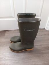 Green dunlop wellies for sale  SALISBURY